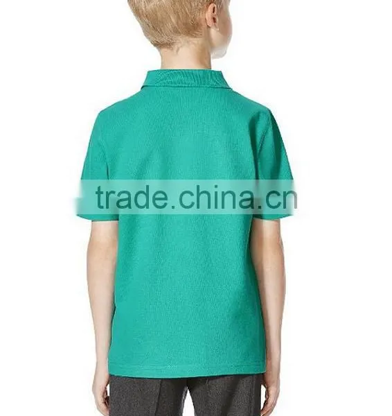 High Quality Summer Cheap School Uniform Polo Shirt Style photo-3