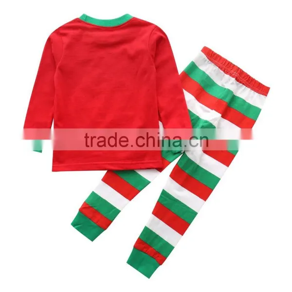 Children Pajamas Long Sleeve Elk Printing Kids Clothes Sets photo-2