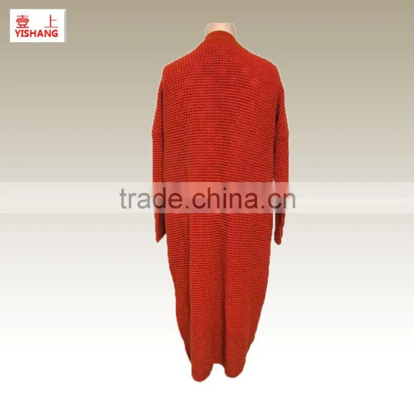 Basic Two Different Yarns Sweater 100%Acrylic and 100%Cottin Design for Women Sweater in the Spring photo-2