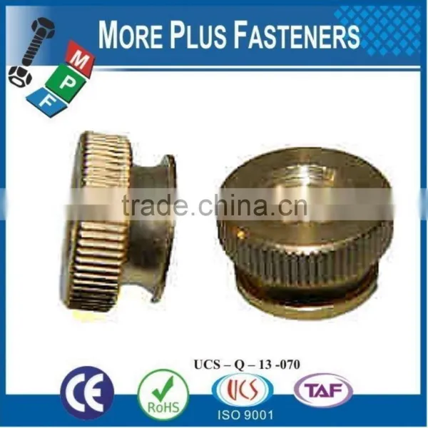 Made in Taiwan Brass Stainless Steel Solid Brass Knurled Thumb Nut photo-5