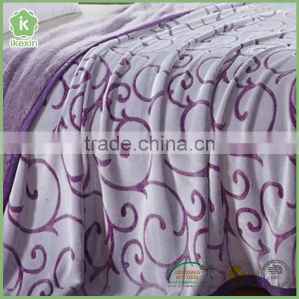 2015 Hot Sale Soft 100 Polyester Heavy Fleece Blanket photo-2