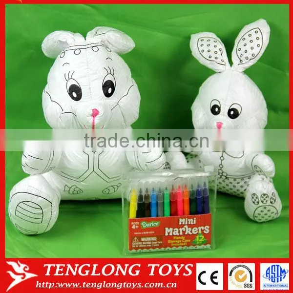 Innovative Product Washable Stuffed DIY Painting Educational Toy