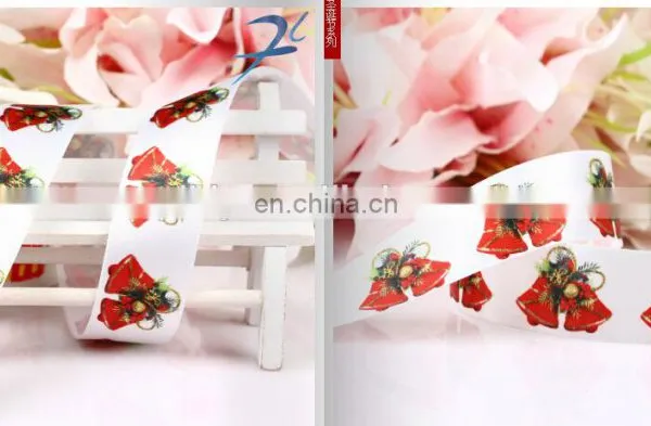Hot Sell Stock Printed Christmas Ribbon photo-2
