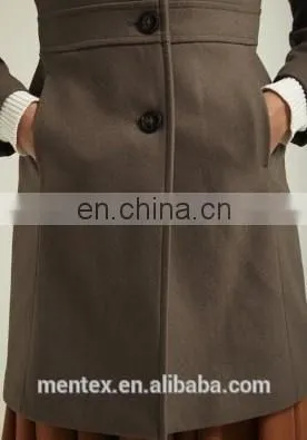 Stand Collar Wool Overcoat for Lady photo-3