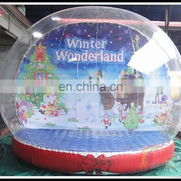 High Quality Giant Inflatable Snow Globe For Christmas Promotion photo-4