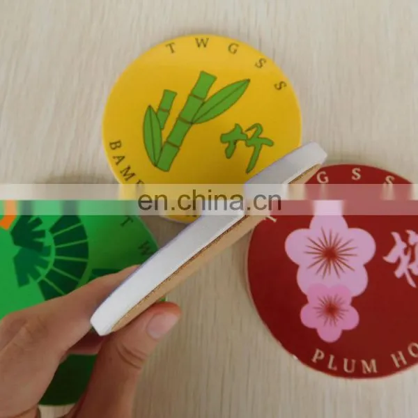 Custom Water Absorbent Ceramic Coaster With Cork Back photo-3