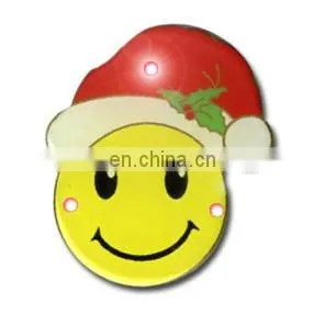 Christmas Decorating Gifts Flashing Lapel Pin Multiple Shapes China Supplier photo-4