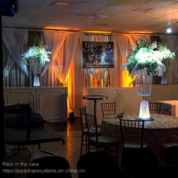 Wedding Decoration Materials Wedding Centerpieces Decoration With Pipe and Drape photo-5