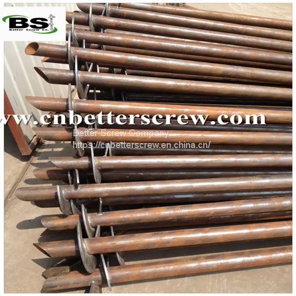 Steel Helical Pile With Helix photo-4
