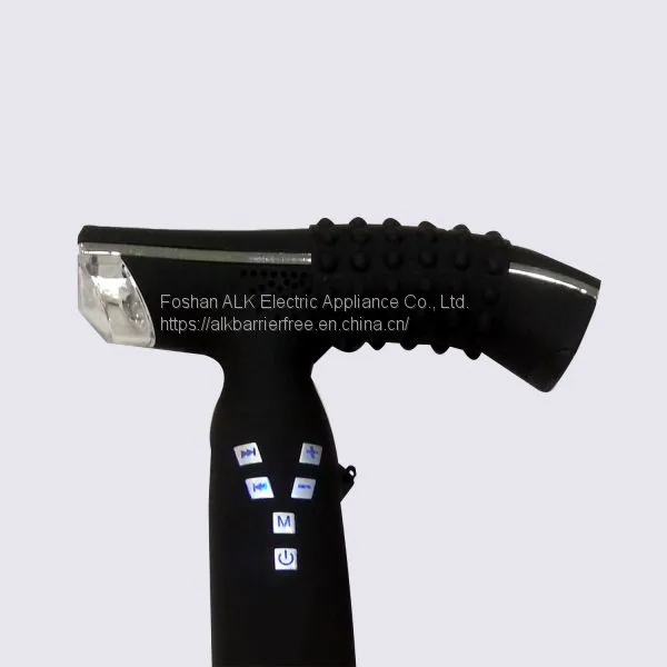 MP3 Lighting Flashing Alarm FM Radio Umbrella Walking Stick Cane photo-5
