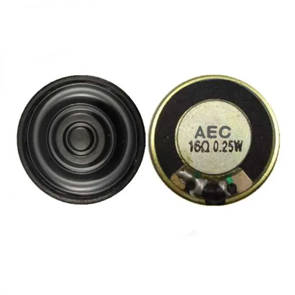 Top Sale 20mm Speaker Parts 16ohm 0.25w Micro Speakers for Earphone