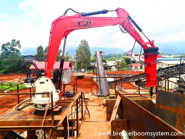 China YZH Brand Pedestal Rock Breaker Boom System