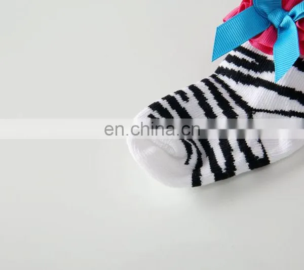 Baby Socks Zebra Cartoon Pattern Baby Socks Bowknot European and American Cotton Newborn Floor Socks Spring and Autumn Shape photo-6