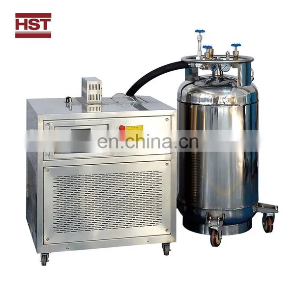Liquid Nitrogen 196 Low Temperature Charpy Impact Test Cooling Chamber Price photo-2