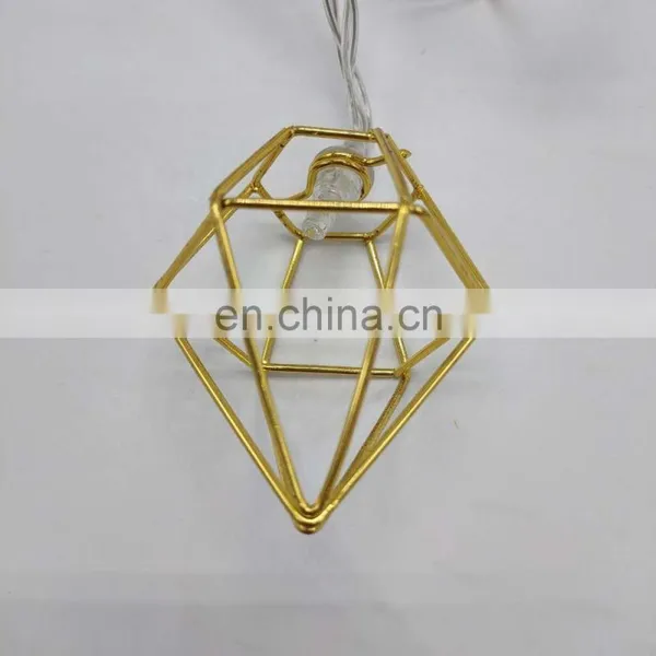 Holiday Lighting Led Metal Diamond String Decoration Christmas Wedding Light photo-4