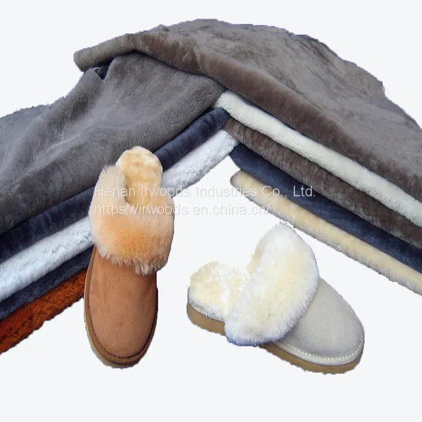 Natural lambskin Eco-tan 100% Real Australian Shearling Sheepskin Shoe Lining