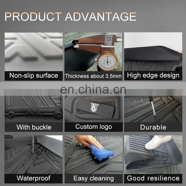 Easy to Clean Full Set Car Mats Floor Liner Foot Mat for GAC GS8 photo-5