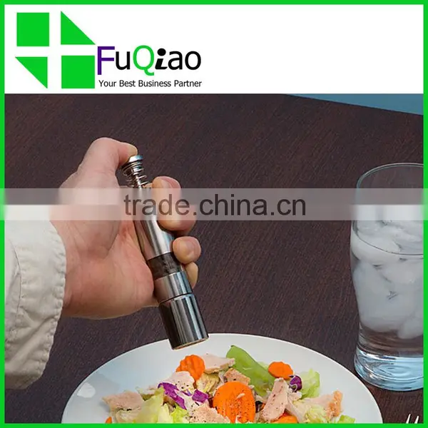 Printed Logo FDA Grade Cooking Tools Metal Stainless Steel Salt and Pepper Mills photo-6