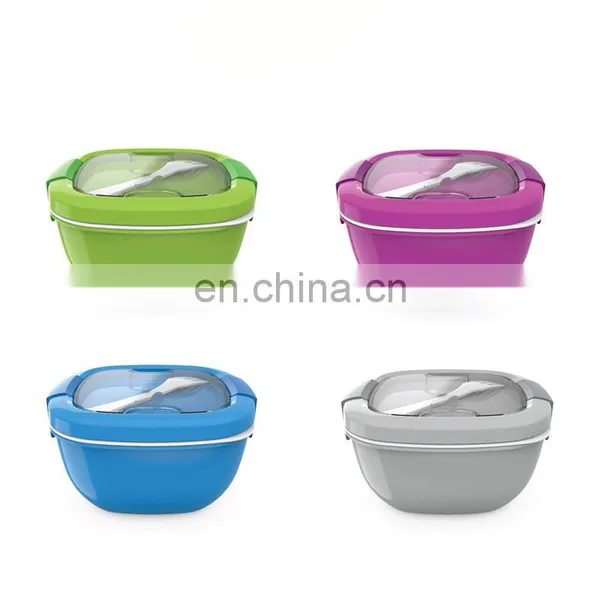 Private Label New Arrival 2021 3 Compartment Sealed Lunch Kids Bento Box Plastic photo-3