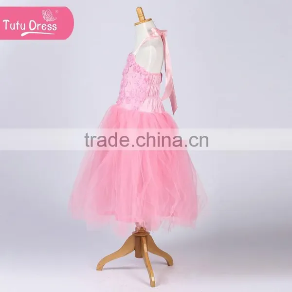2015 Best Gift Pink Princess Dresses for Kids photo-3