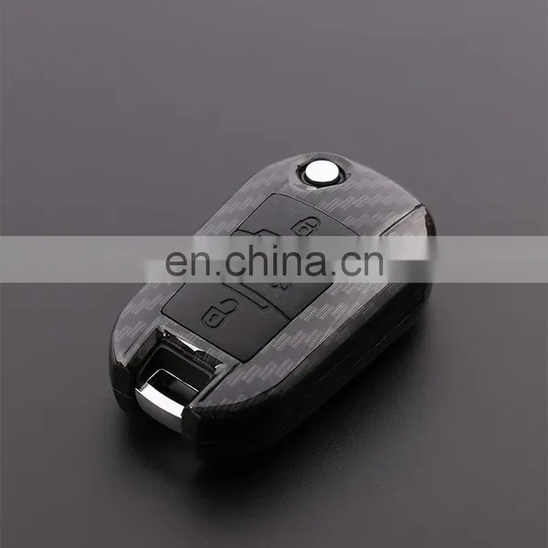 Silicone Intelligent 3 Buttons Protective Car Key Shell Cover For Peugeot 2008 207 308 408
