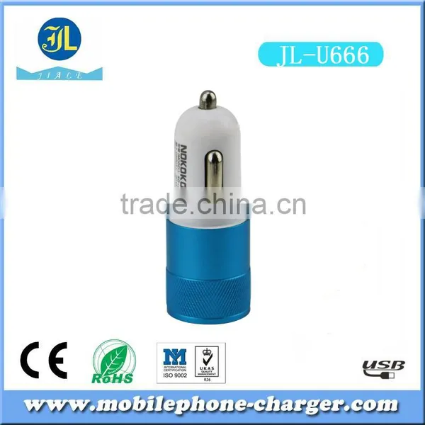 Smart Devices and Car Accessories 2 Usb Phone Charger With Data Cable Mobile Power Supply