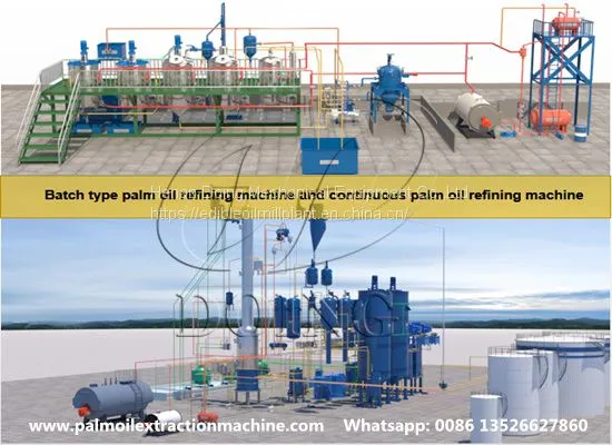Batch Type Palm Oil Palm Kernel Oil Refining Machine for Purify Crude Palm Oil photo-2