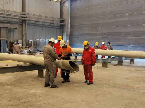 Anti Corrosion Construction of Oil Pipeline in the Oil Torch Tower of Petro Pak Oil Company photo-3