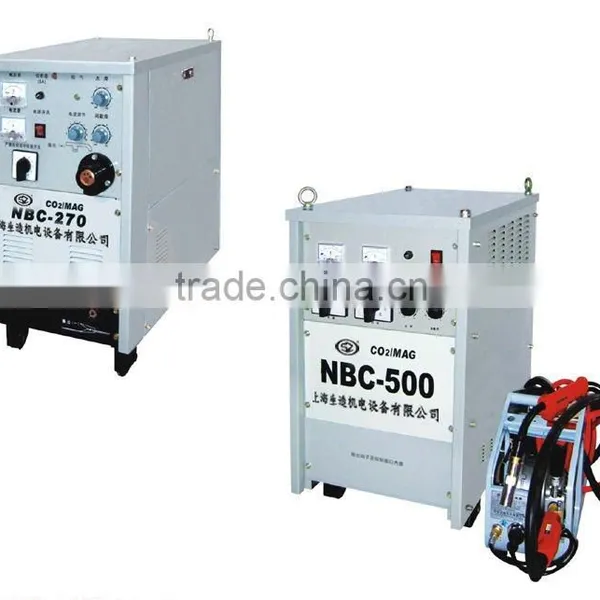 NBC-270,NBC-350, NBC-500 Melting pole gas shielded welding machine MIG welding