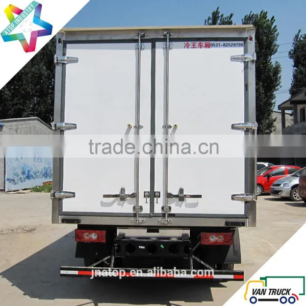 Foton Ollin 4.3m Reefer Truck Body With Stainless Steel Meat Hanging Hook Meat Hook Refrigerated Truck photo-5