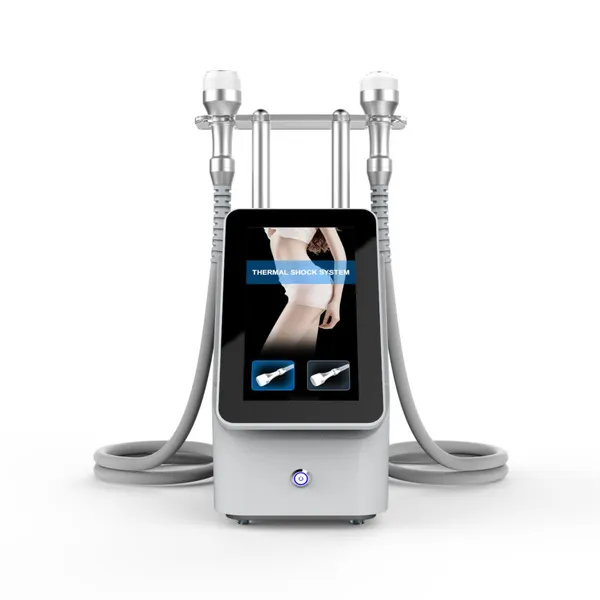 New Arrival 2 Handles Tshock Hot Cold Slimming Body Shape Skin Tightening Facial T Shock Weight Loss Body Slimming Machine photo-3