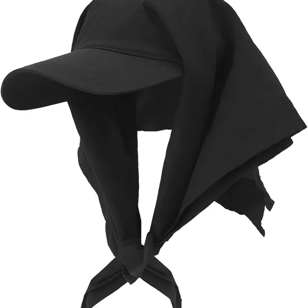 Quick-drying Turban Outdoor Knot Back Sports Hats Headscarf Sun Visor Hat Bandana Turban Square Scarf Cap Hat Baseball Cap