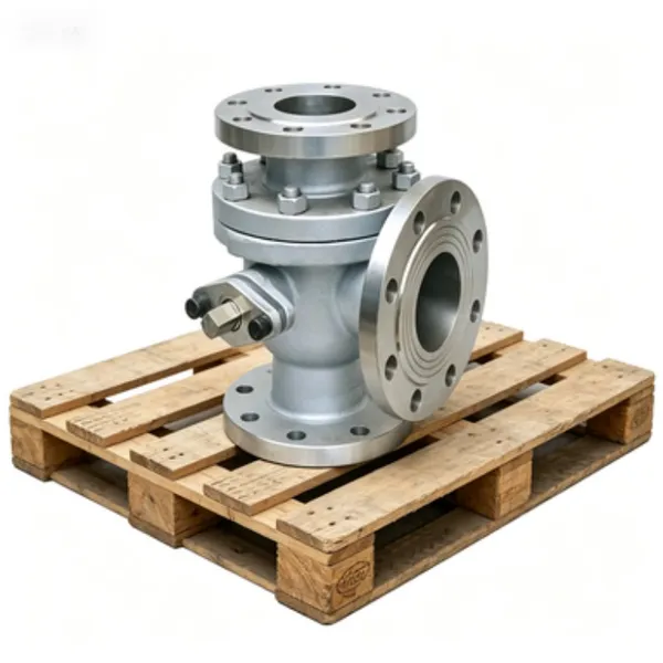 DN65 Marine DIN Flanged 3-Way Ball Valve for Fuel Oil Transfer Systems photo-5