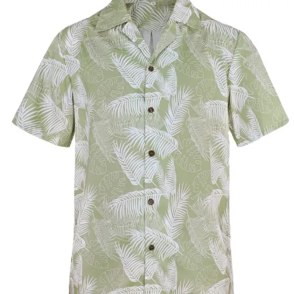 Men's Woven Sunner Short Sleeve T-shirt.