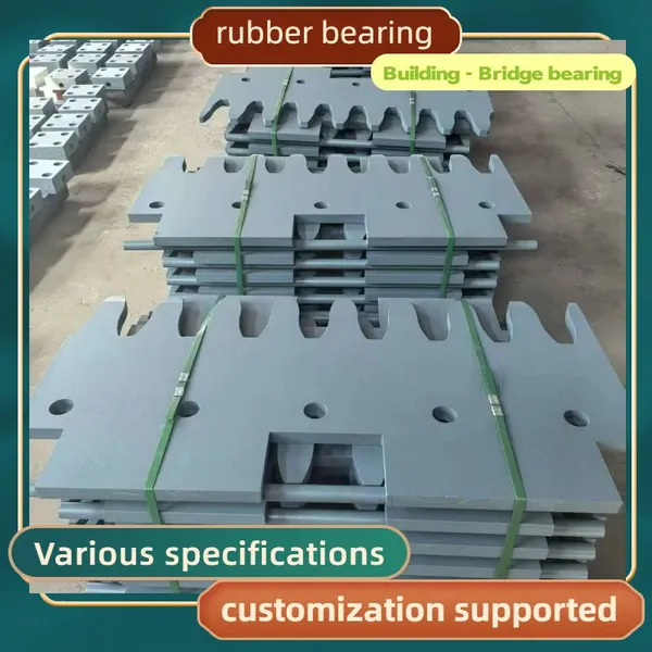 PTFE Sliding Rubber Bridge Bearing Low Friction Elastomeric Support Bearing for Long Span Bridge photo-5