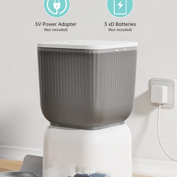 OEM ODM Automatic Cat Feeder Timed Quantitative Remote Control Eco-Friendly ABS Bowls Battery Powered Cross-Border Popular photo-3