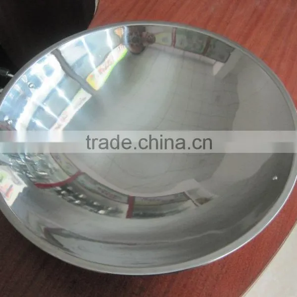 Luxury Chinese Style Kitchen Appliances Induction Stainless Steel Wok Pan With Both Handles photo-2