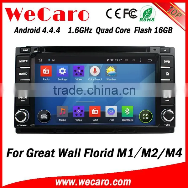 Wecaro WC-GW7233 Android 4.4.4 HD for Great Wall Florid M1 M2 M4 Car Audio cd Player USB SD