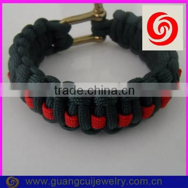 Fashion Stainless Steel Gold Clasp 550 Paracord Bracelet photo-6