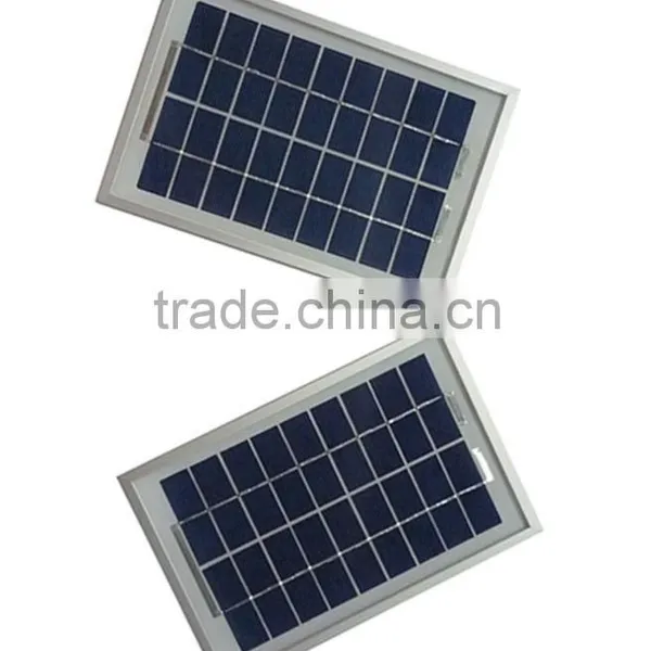 Chinese Factory Manufacture 5 W High Efficiency Poly Crystalline Silicon Solar Panel photo-2