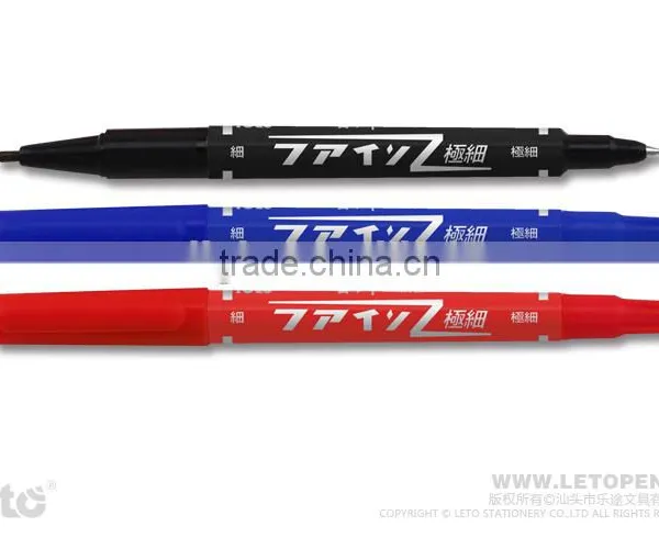 Double Head Permanent Marker Permanent Pen Permanent Marker Pen PM-120