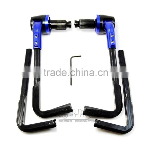 BJ-LG-003 Aftermarket Blue Bent Style 7/8" 22mm CNC Motorcycle Lever Guard photo-3