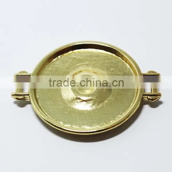 Western Belt Buckle Blanks Antique Brass Belt Buckle photo-3