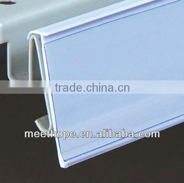 Clip on Pvc Data Strip for Supermarket Shelf