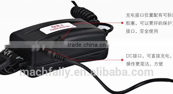 2015 China Wholesale Best Sell Outdoor Plastic And Aluminum Led Headlamp With Rechargeable Function T6 Led Headlamp photo-6