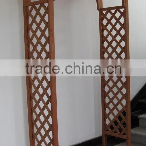Real Wood Flower Stand/classic Trellis Wooden Garden Arbor