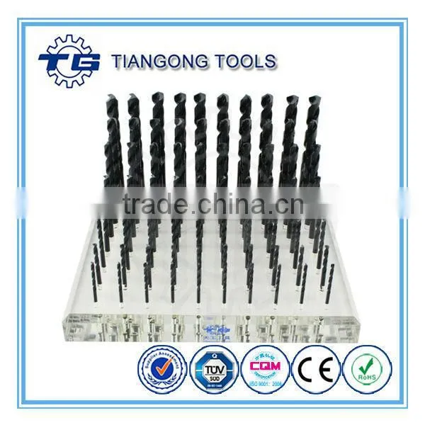 HSS Fully Ground Drill Bit Black Finish, HSS Black Twist Drill Bit