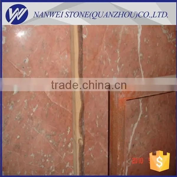 Natural Red Color Marble Coral Red Marble Cheap Marble Slabs and Tiles photo-3