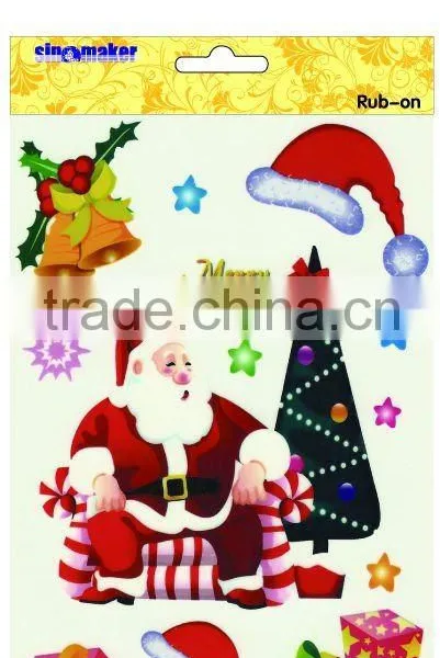 Christmas Decorative Rub-on