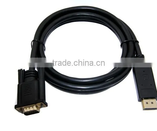 6Ft 1.8M DisplayPort DP Male to VGA/RGB Male Cable for ATI HP DELL Apple Macbook Air Monitor photo-3